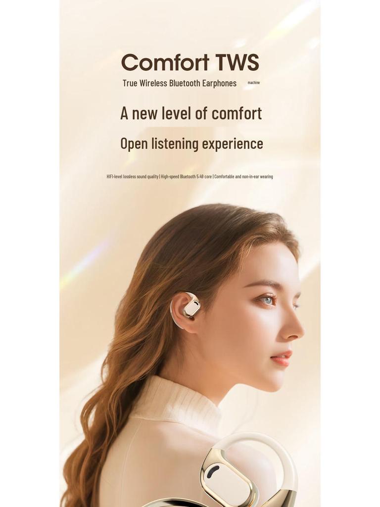 Cross-border M76 Open-Ear Wireless Bluetooth Bone Conduction Running Headphones