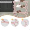 Shoe Rack Organizer 4 Layer 16.5x7.3x19.5inch Easily Install Ventilated Shelf