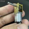 1218-N20 Mini Gear Motor Micro Worm Gear Reducer Brush DC Motors Electronic Devices 1218GE-N20 DC 12V (to 6V 3V)