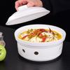 Qianshen Ceramic Candle-Heated Serving Dish