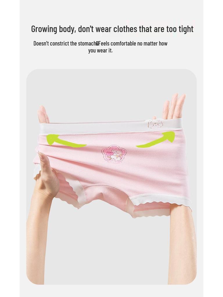 Girls' Pure Cotton Boxer Briefs - Soft, Comfy Fit for Infants, Toddlers & Kids