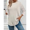 BITCED Women's Fashion Casual  Long Sleeve O-Neck Blouses & Shirts