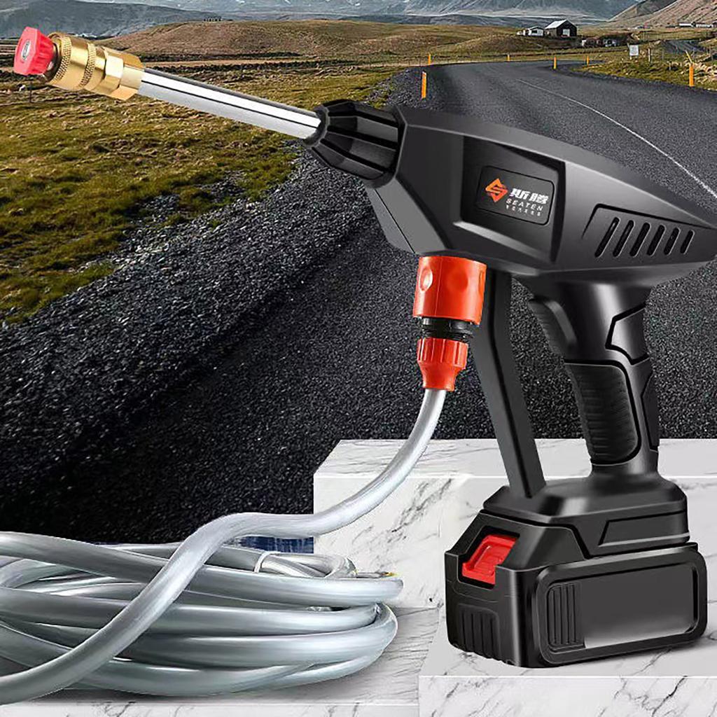 Satın alın High Pressure Wireless Car Wash Battery Portable Sink With 2