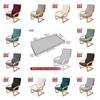 Elastic Band Leaves Jacquard Chair Cover Removable Washable Armchair Protector Universal Dust Proof Stretch Slipcover