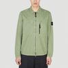 Stone Island Ss23 Nylon Meta Series Lightweight Vintage Horn Washed Single Pocket Side Zipper Jacket Unisex Jacket Green 7815106WN-V0155