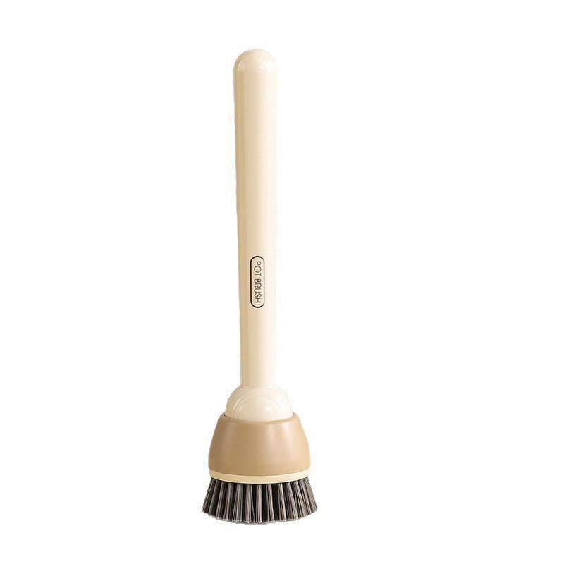 Long-Handle Rotatable Pot and Pan Cleaning Brush – Oil-Repellent, Multi-Functional, and Safe for Non-Stick Surfaces.