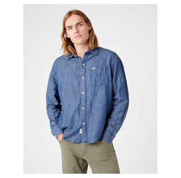 Рубашка Wrangler LS 1 PKT SHIRT EU M