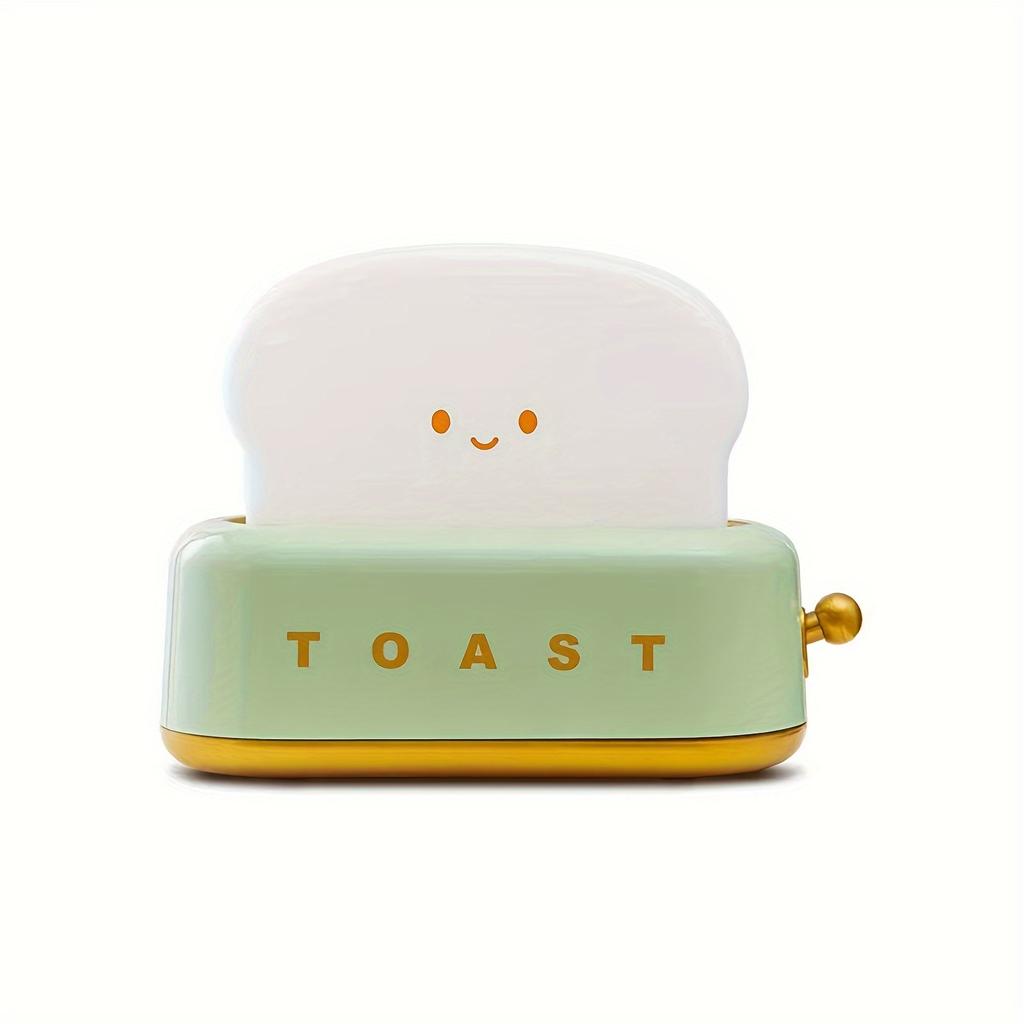 1PC Creative Toast Bread Machine Night Light Girl Gift Holiday Atmosphere Light Bedroom Bedside Companion, Sleeping Night Light