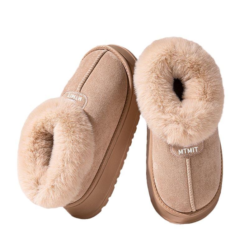 Women's 2025 Retro Snow Boots - Versatile, Warm, Velvet-Lined Winter Cotton Shoes