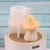 3D Domed Mushroom Shape Silicone Molds Miniature Mushroom House Aromatherapy Wax Soap Mould Welcome Nameplate Guidepost Mold