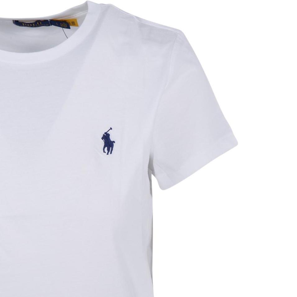 Polo Ralph Lauren Classic Short Sleeve T-Shirt With Pony Embroidery Women tops 211B14605-032