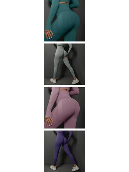 Peach Butt Yoga High-Waisted Hip-Lifting Fitness Pants for Women – High Elasticity Tight Running Sports Pants