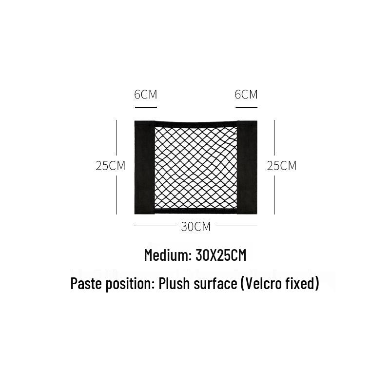 Car Velcro Trunk Storage Net Pocket