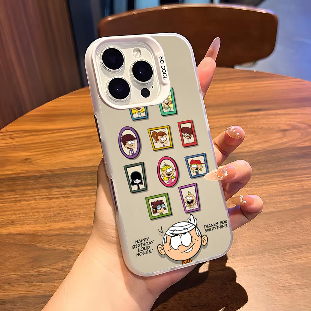 

The L-LoudS H-HouseS Phone Case For IPhone 17 Air 16 15 14 Plus 13 12 11 Pro 7 8 XS Max XR Silver White Bumper Case iPhone17 Pro