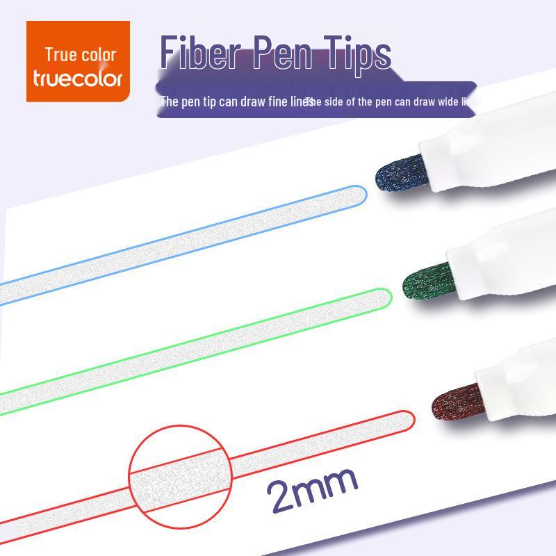 True Color Outline Pen: Dual-Line, Glitter, Black Journal & Border Art Tool.