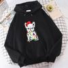 Funny French Bulldog Dog E Christmas Hoodies Woman Y2K