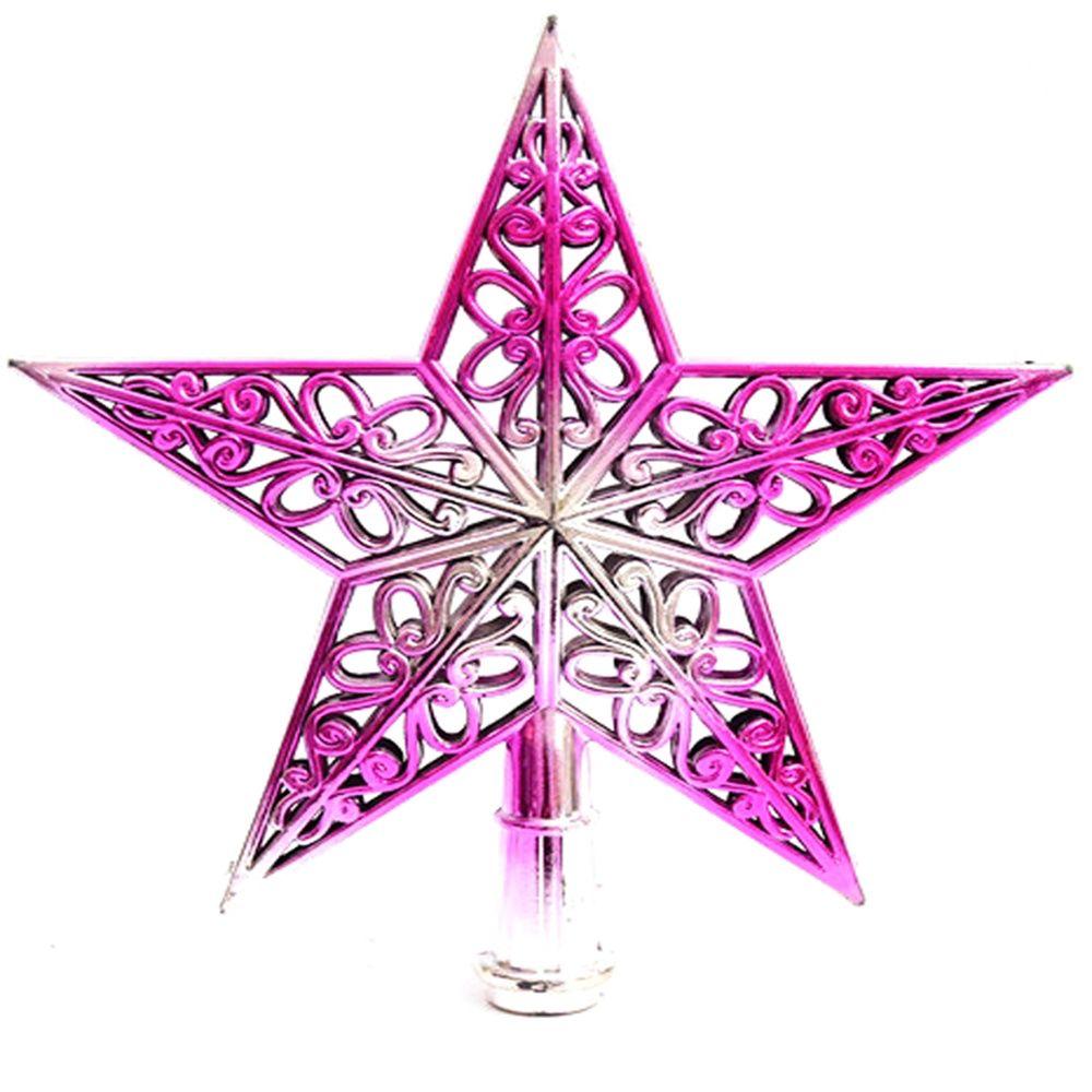 Christmas Decoration Xmas Tree Top Christmas Tree Topper Christmas Tree Top Star Five-pointed Star