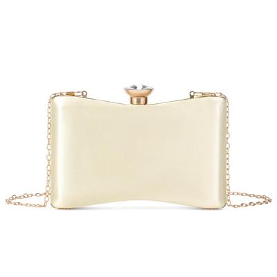 RNIEGA Women's Party Bag, Wedding Clutch Bag with Locking Design, Wedding Shoulder Bag