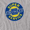 Chevrolet Unisex Adult Super Service Heather Long-Sleeved T-Shirt