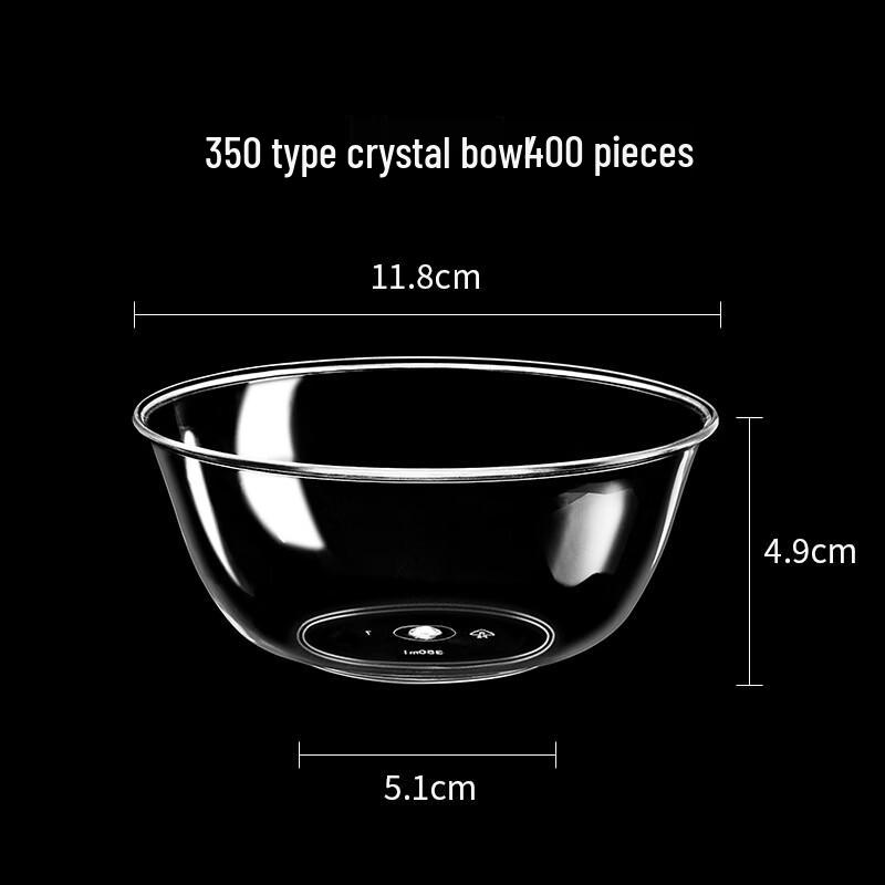 Yudefeng Disposable Hardened Clear Plastic Bowls