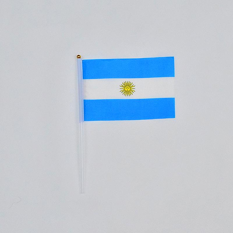 Argentinien 10 Stück Fahnenkette 14*21cm Handwimpel