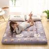 Thickened Japanese Tatami Mattress Soft & Fluffy Foldable Mattress Protector Cover Washable Stereoscopic Structure Sleeping Pad