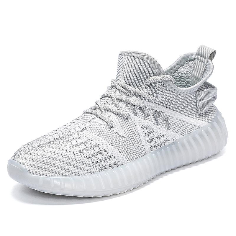 "Chaussures de Sport Respirantes pour Homme - Grande Taille 350, Running Flyknit, Baskets Polyvalentes en Mesh"