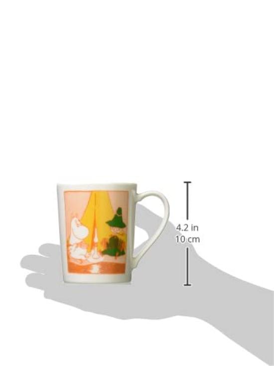 Yamaka Shoten MOOMIN Summer Moomin Nordic Day Wedding Made in "The Time" Mug, Approx. 350ml, Microwave-Safe, Merchandise, Style, Mother's Gift,