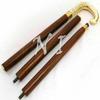 Antique Style Victorian Vintage Designer Brass Handle Cane Wooden Walking Stick