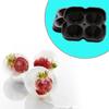 4 Cups Ball Shape 3D Ice C ube  Silicone Maker Tray