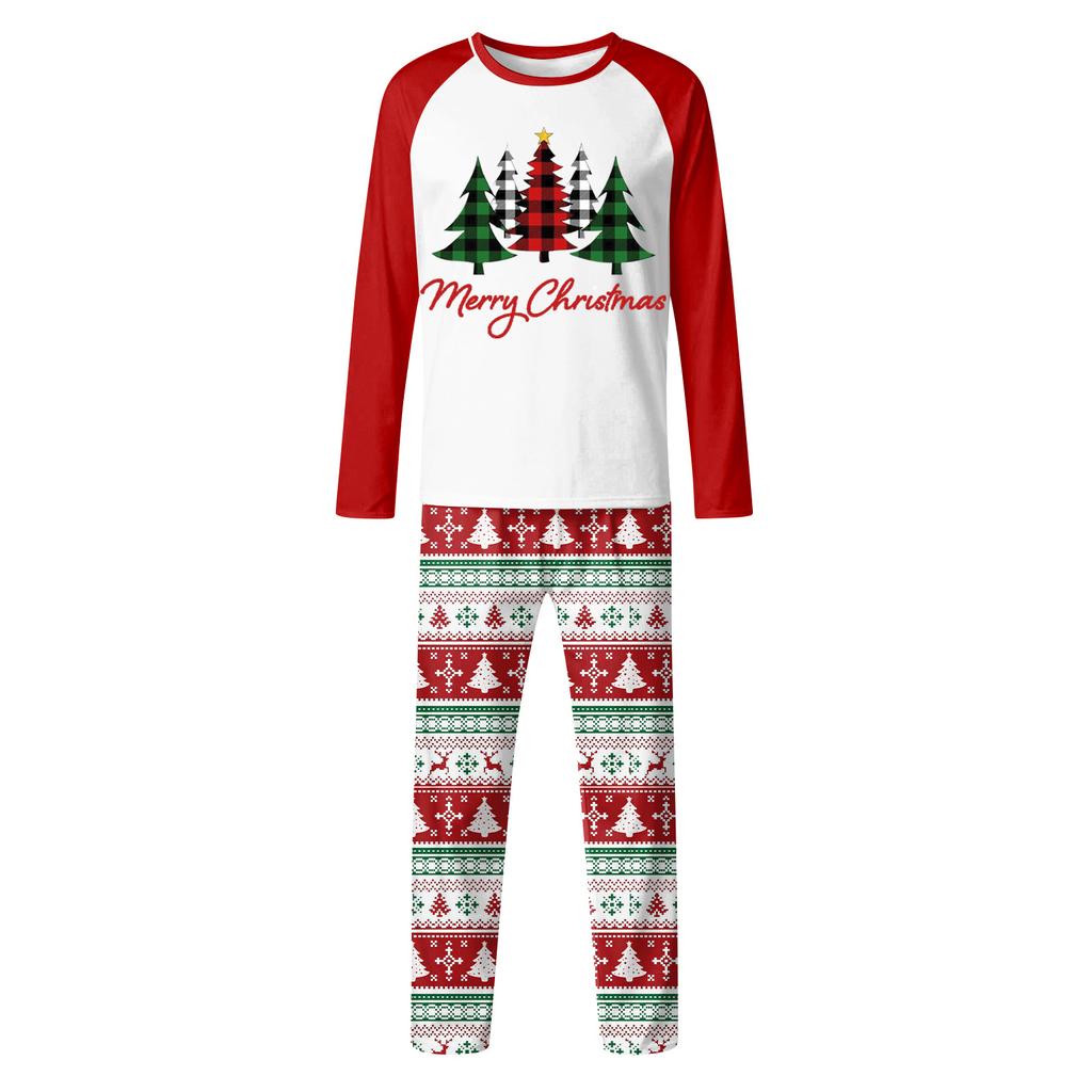 Family Matching Sets Pajamas, Loungewear Outfits,Family Matching Long Sleeve Tops+Pants Set