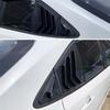 1 PCS Car Rear Side Vent Quarter Window Louver Shutter Cover Matte Black ABS Car Accessories For Toyota Corolla -