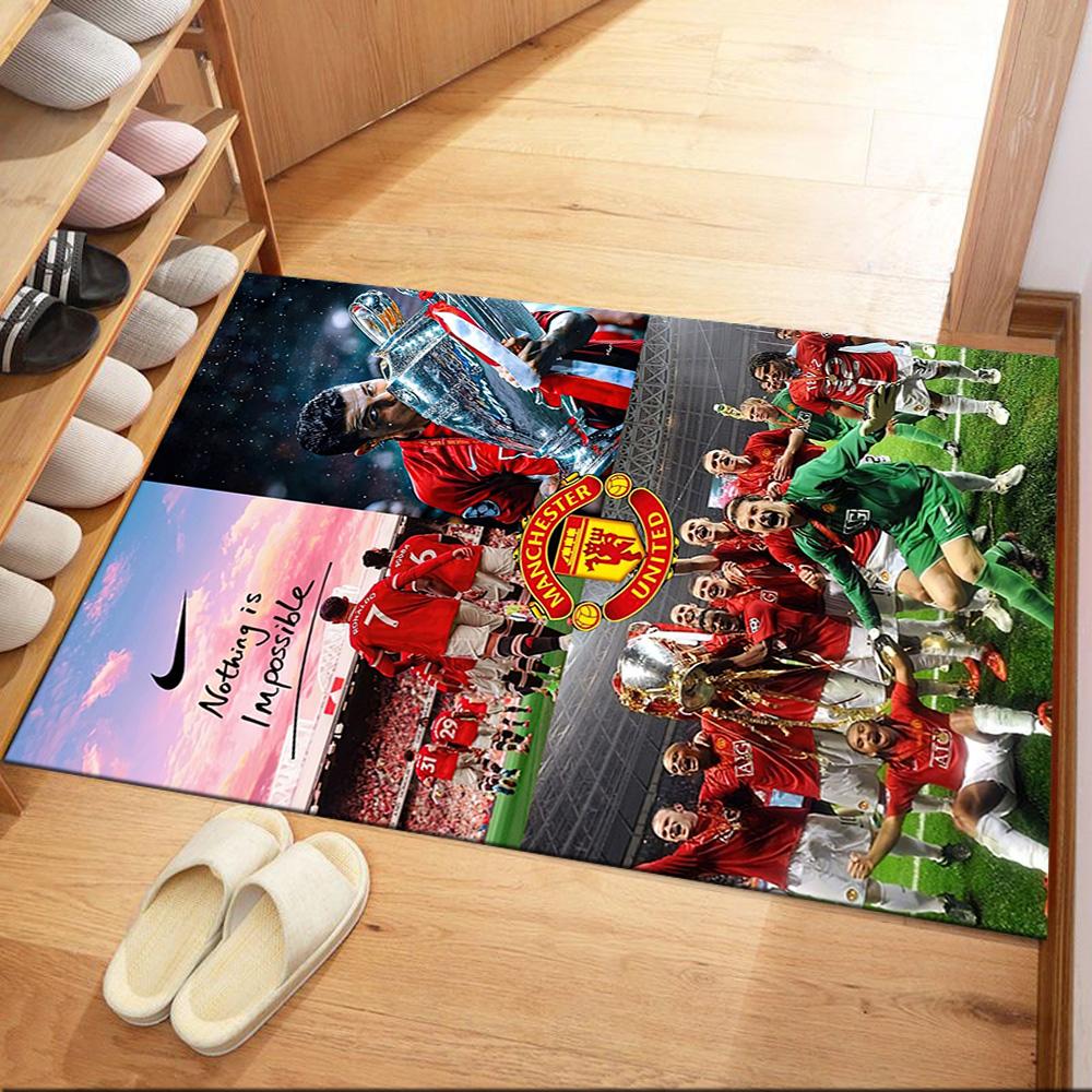 Manchester Floor Mat Perfect For Dormitory Hallway Dining Room Kitchen Antislip Carpet Decorate Offices Perfect Gift For Valentine'S Wedding Birthday