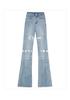 Slimming High-Waisted Micro-Flare Women's Bell Bottom Jeans for Tall Women - Autumn 2025 Style