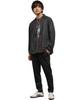 Samdiff Tailored Jacket and Pants Slim Fit Skinny Stretch Office Minority Size Striped Men's T/PU Set, Sweatshirt, Pants, Pants, Jacket, Casual, L,
