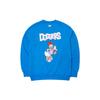 MLB X Disney Los Angeles Dodgers Donald Duck Cartoon Print Crewneck Sweatshirt Unisex Sweatshirt Blue 3AMTD1114-07BLS