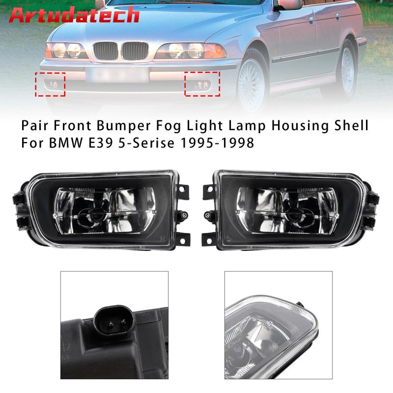 

Artudatech Pair Front Bumper Fog Light Lamp Housing Shell For BMW BMW Z3 1997-2001 Car Accessories