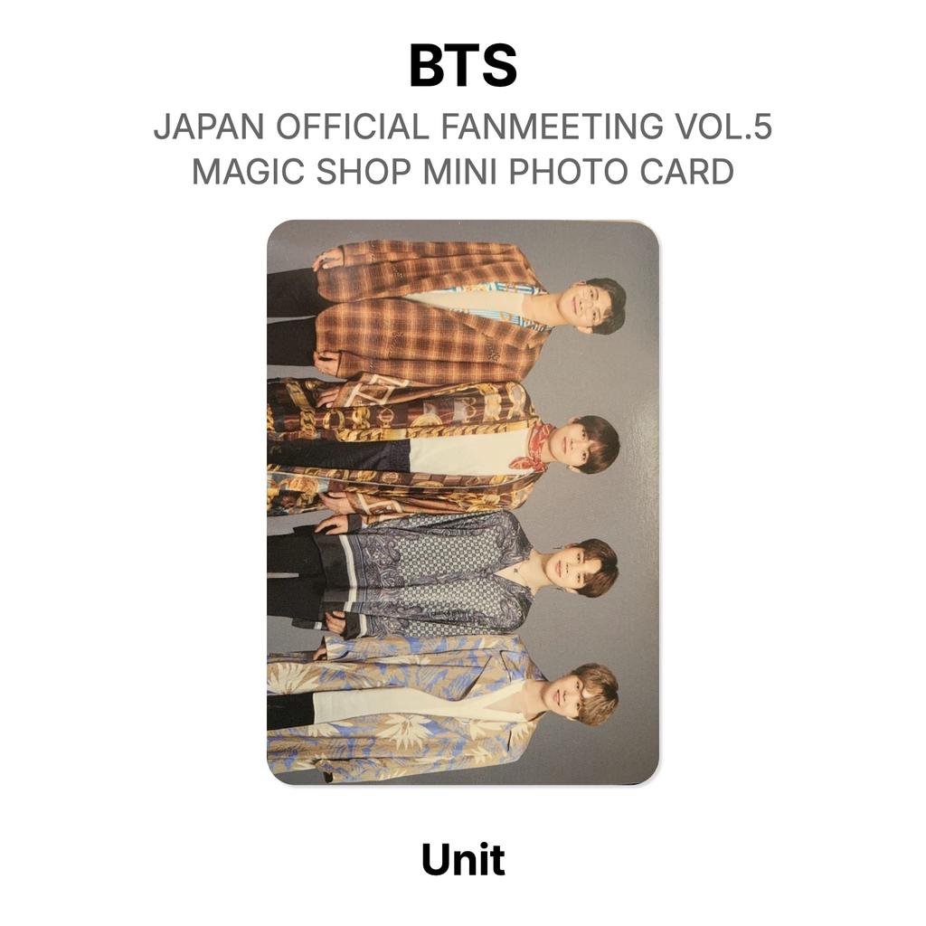 BTS JAPAN OFFIZIELLES FANMEETING VOL.5 MAGIC SHOP MINI-FOTOKARTE Offizielle Fotokarte