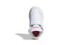 Adidas Neo Hoops 2.0 Mid Slip Resistant Mid top Skateboard Shoes White Pink Infant And Toddler FW7609