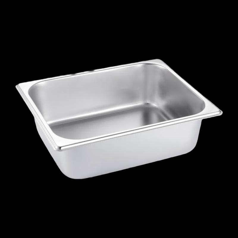 NHZHIW 304 Stainless Steel Rectangular Food Pan