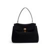 Genuine Leather Crossbody Tote Bag - Large Capacity, Light Luxury Suede Underarm for Women