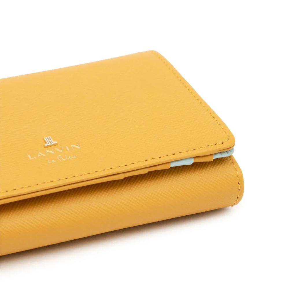 LANVIN en Bleu Luxembourg Farbe Bifold Klappbörse 482037-65