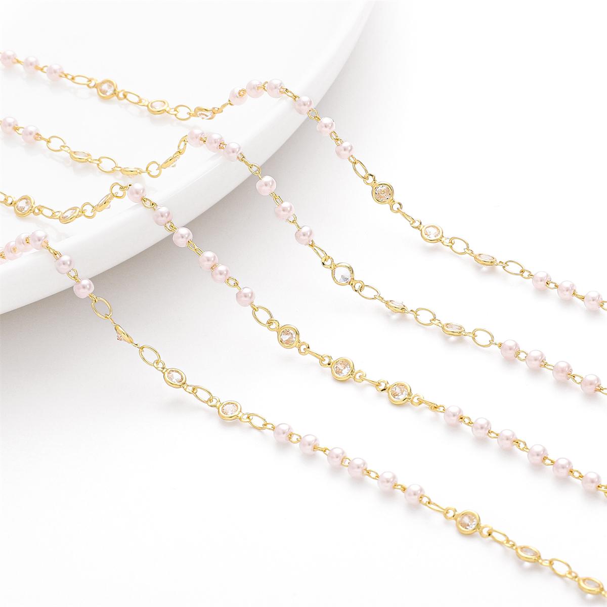 

Медные цепочки ручной работы, объемное ожерелье, браслет-цепочка, фурнитура для изготовления ювелирных изделий, аксессуары «сделай сам» 3mm