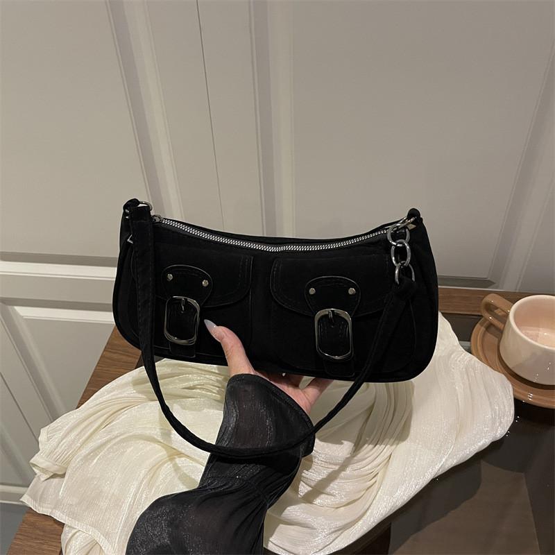 Street Style Crossbody Bag For Women With Zipper Closure And Inner Phone Pocket