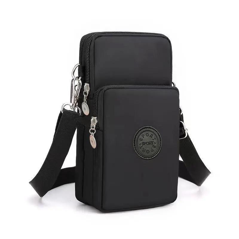 Unisex men and women's compatible mobile phone, versatile mini single-shoulder crossbody bag, sports arm bag