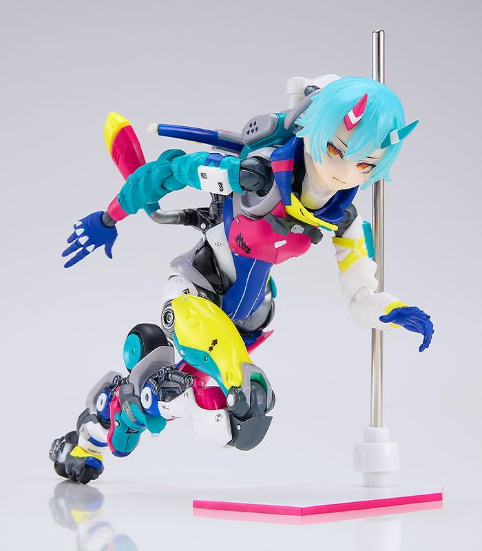 Girl Engine MOTORED CYBORG RUNNER SSX 155 PSYCHEDELIC RUSH Plastic Painted Movable Figure Non-scale & Die-cast