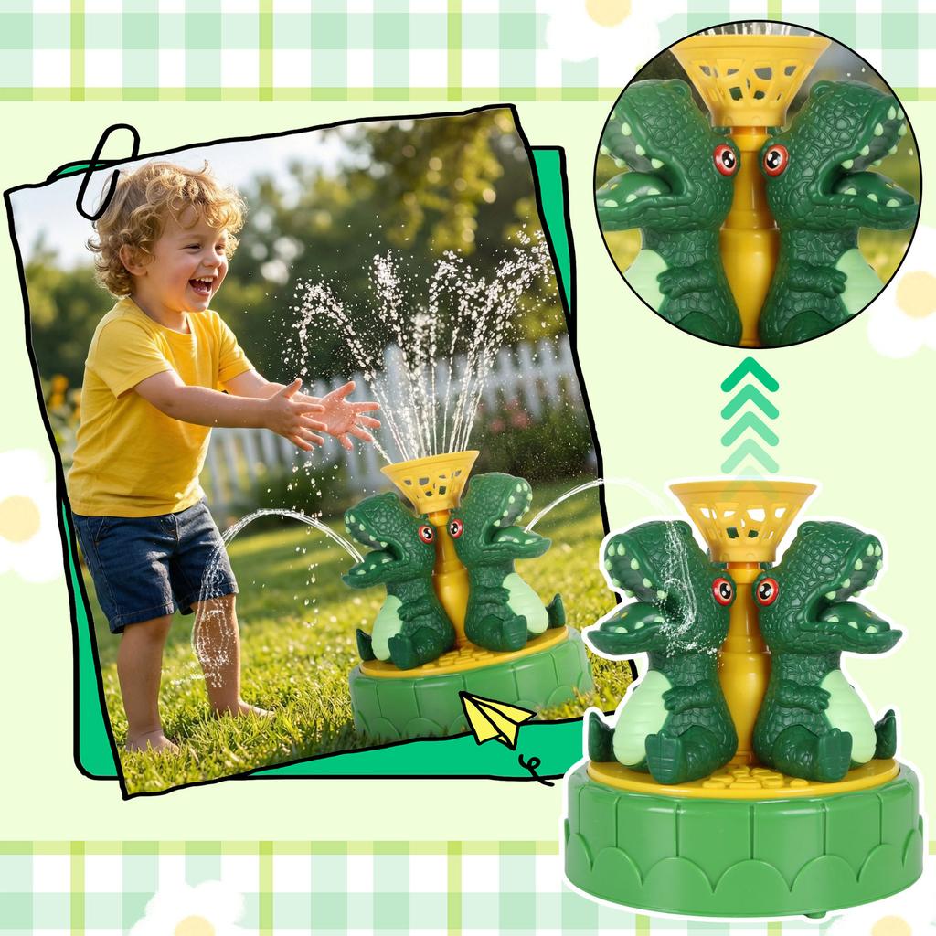 Wasserspielzeug für draußen, Rasensprenger für Kinder und Kleinkinder, Sommer-Gartenspielzeug für draußen, Mädchen Jungen Alter 3 4 5 6 7 8 Jahre