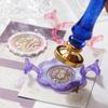 Wax Seal Mold, 1Pc Resin Wax Seal Molds for Wax Stamps for Gift Packaging Envelopes Card Decors Wedding Invitations Card