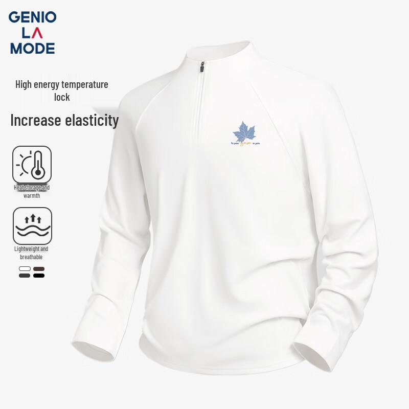 

Men s Winter Fleece Half-Zip Pullover T-Shirt M