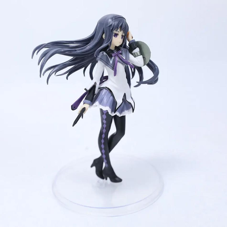 17cm Madoka Magica Figure Akemi Homura Anime PVC Model Birthday Present Ornaments Collectible Toys children birthday gift